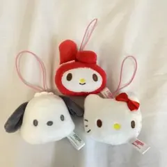 ハローキティ・マイメロディ・ポチャッコ ぬいぐるみセット