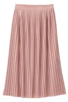 GU プリーツロングスカート　ピンク　M 新品未使用