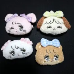 Mikko illustrations フェイスヘアクリップ　4種セット