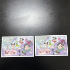 【使用済み】東京ディズニーリゾート 株主優待券 2枚セット