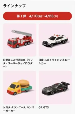 【トミカ】ハッピーセットミニカーセット（DVD付き）