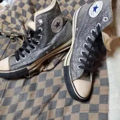 CONVERSE ハイカットスニーカー 28.0cm グレー/ブラックレア物