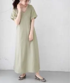 KBF パフスリーブワンピース