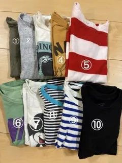 120センチ　長袖Tシャツ　10枚セット