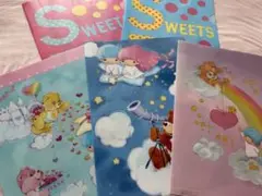CareBears ケアベア キキララ スイーツパラダイス クリアファイル