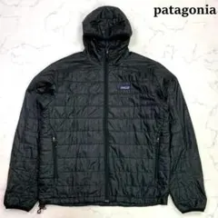 patagonia 中綿 ナノパフフーディー プリマロフト ブラック Sサイズ パタゴニア】patagonia【プリマロフト】黒【ナノパフジャケット