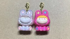 ウサギ　ペアキーホルダー