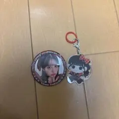 FRUITS ZIPPER 東京ドーム アクリルチャーム 缶バッチ 月足天音