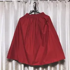 リバーシブルギャザースカート