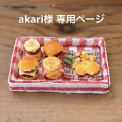 akari様 専用ページ ミニチュアバーガーセット