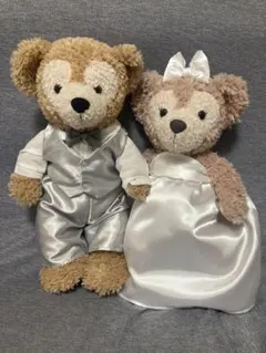 ★ダッフィー シェリーメイ ウェディングコスチューム ウエディング　衣装　グレー