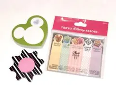 【新品未開封】東京ディズニーリゾート 付箋 5種セット おまけ付き ディズニー