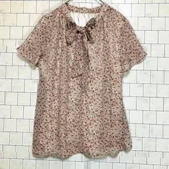 花柄 半袖チュニックサイズ M 派手　人気デザイン 人気カラー　夏おすすめ