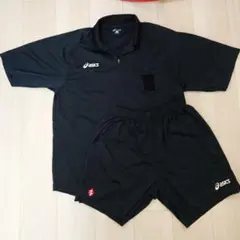 asics アシックス　審判着　レフェリーシャツ　パンツセット