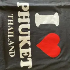 I LOVE PHUKET Tシャツ Sサイズ ブラック