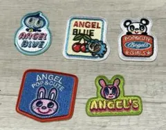 Angel Blue ししゅうステッカー 5点セット
