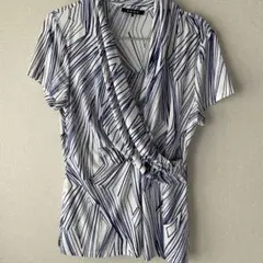 DKNY カシュクール 半袖カットソー Mサイズのサムネイル