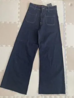 ZARA 切りっぱなし　デニム