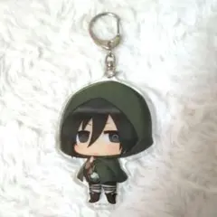 進撃の巨人　ミカサ　アクリルキーホルダー