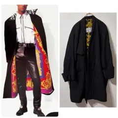 ヴィンテージ1992年秋冬GIANNI VERSACEキルティング裏地コートのサムネイル