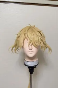 刀剣乱舞　一文字則宗　コスプレウィッグ 刀剣乱舞🌸一文字則宗 風のウィッグを作ってみました💛 重力で落ちる毛