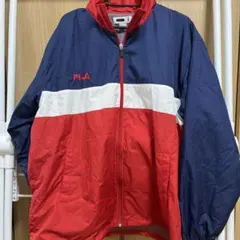 FILA ナイロンジャケット トリコロールカラー
