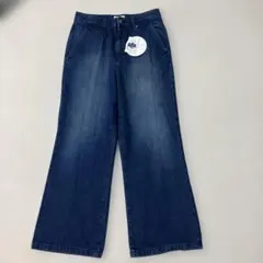タグ付き　アースミュージックアンドエコロジー　デニムパンツ　フレア　M