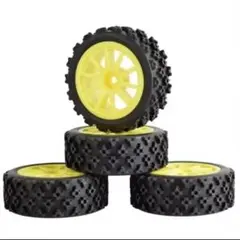 ⑧　ブロック ダート グリップタイヤ　ホイール　TT02 TT01 ラジコンのサムネイル