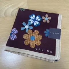 ★未使用★ CELINE 花柄 ハンカチ