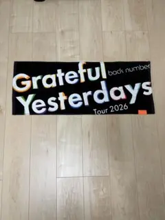 back number Grateful Yesterdays タオル - メルカリ