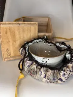 c303 香合 碾臼 飛騨小糸窯 長倉三郎 木箱 茶道具 古物 2025年最新】工芸