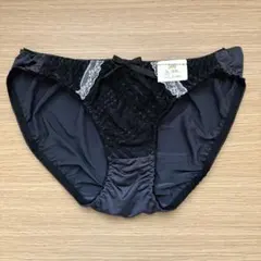 ブラックチェックレース　黒　レディース　レース　トリコットショーツ　新品　Lのサムネイル