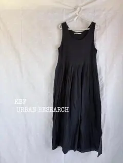 KBF URBAN RESEARCH ノースリーブワンピース　黒