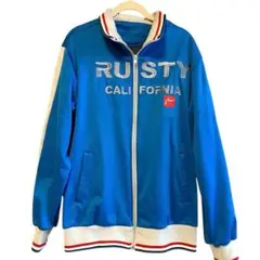 RUSTY メンズ　ジャンバー　LL ブルゾン　ブルー　アウター
