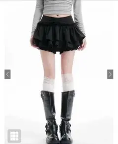 インパン付きリボンミニスカート［at2252］