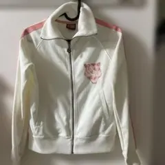 Onitsuka Tiger トラックジャケット ホワイト ピンクのサムネイル