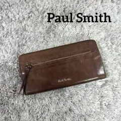 Paul Smith ポールスミス 長財布 本革 レザー ブラウン
