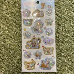 リラックマ キラッとぷくぷくエアーシール 16枚入り