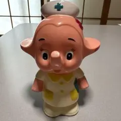 サトコちゃん貯金箱 ソフビ レトロ　ナース