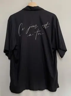 2 DESCENDANT ACHIEVE RAYON SS SHIRT ネイビーのサムネイル