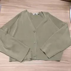 UNIQLO ユニクロ　ミラノリブVネックカーディガン　M