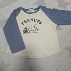 PEANUTS スヌーピー 長袖カットソー 100cm