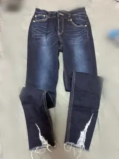 EMODA ダメージ加工 スキニーデニム