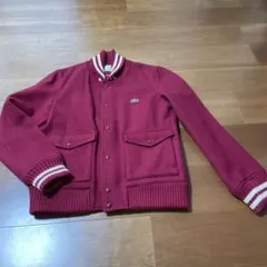 LACOSTE スタジャン バーガンディ