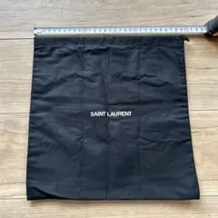 SAINT LAURENT 黒　巾着袋