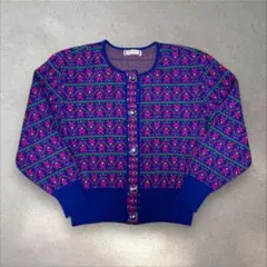 美品　イヴサンローラン　ノーカラージャケット　カーディガン　ラメ　アンゴラ 美品 イヴサンローラン ノーカラージャケット カーディガン ラメ