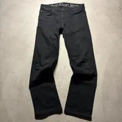 00s Calvin Klein Jeans ブラックデニム 黒 y2k W86