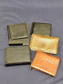 メンズ 折り財布 5点セット まとめ売りのサムネイル