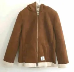 ◎新品未使用◎SMOOTHYスムージー フェイクムートンジップパーカーコートXL