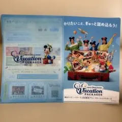東京ディズニーリゾート バケーションパッケージ クリアファイル2枚セット